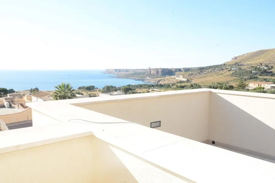 La vista dal balcone